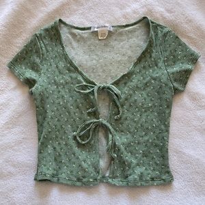 Floral Tie Top